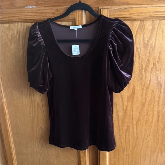 Maurices Tops - Elegant Velvet Puff Sleeve Top